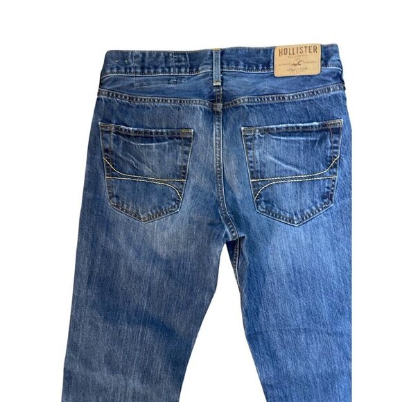 Hollister Men's Size 30x30 Button Fly Jeans Straight - Picture 4 of 7